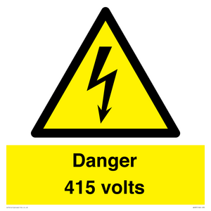 Danger 415 volts